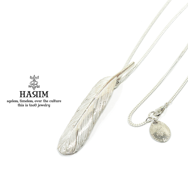HARIM HRT005WH Feather Necklace /M LEFT