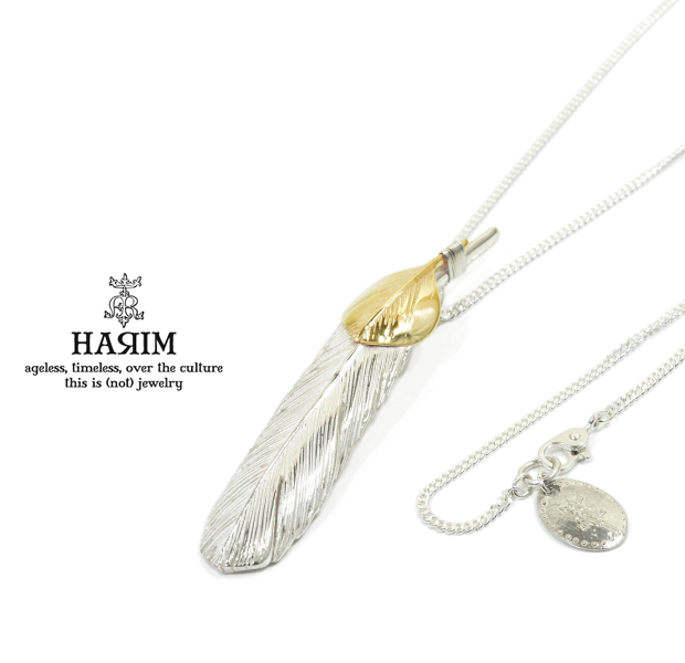 HARIM HRT005 Feather Necklace /M LEFT K10YG Custom