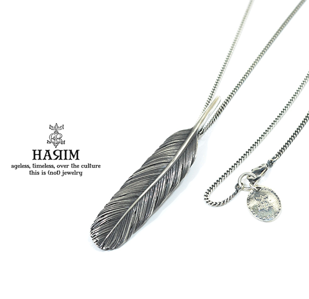 HARIM HRT006BK Feather Necklace /M RIGHT