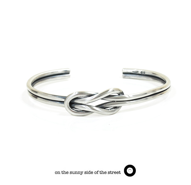 on the sunny side of the street 610-269 Silver Sailor Knot BangleNEW ITEM