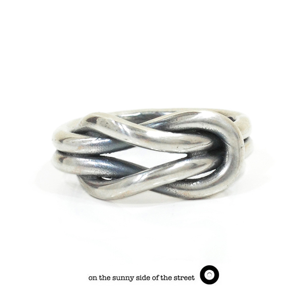 on the sunny side of the street 610-270 Silver Sailor Knot RingNEW ITEM