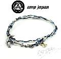 amp japan  12aho-331 yacht rope bracelet -antique silver-