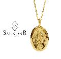 SAHRIVARSN32S12AG Medal Necklace