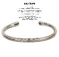 amp japan 14ao-301 large star hammered bangle-narrow-