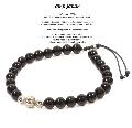 amp japan 14ah-410 hallmark beads bracelet -onyx-