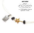 amp japan 10ah-210g/WHITE Gold star Brece & Anklet