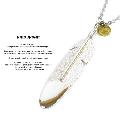 amp japan 13ah-111 large feather necklace 