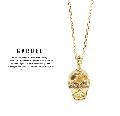 GARDEL gdp072 TINY DIAMOND NECKLACESKULL