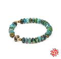 Sunku SK-072 Turquoise Beads Bracelet(L Beads)