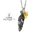 HARIM HRP041S Owl feather tiny with golden apple