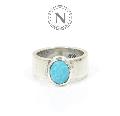NORTH WORKS W-028 900Silver Turquoise Ring