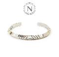 NORTH WORKS W-011 900Silver Triangle Cuff Bracelet