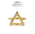GARDEL GDR-085/K18YG CRAFFITI RING