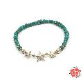 Sunku SK-139TUQ STAR BEADS BRACELET