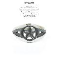 amp japan 16AC-202 Triangle Wire Star Ring -Narrow-