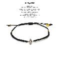 amp japan 16AC-400 Narrow Waxed Cord Bracelet -Petite Marie-