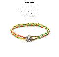 amp japan 16AC-426 Anchor Chain Braid Bracelet -Rainbow-  