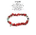 amp japan 16AHK-450 Tumble Stone Bracelet -Red Coral-