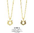 GARDEL GDP-124 K18YG Classic Horseshoe Necklace