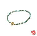 Sunku SK-186 Silver x Beads Anklet