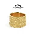 HARIM HRR037GP Stairway to Heaven Wide Ring