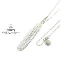 HARIM HRT001WH Feather Necklace /L CENTER