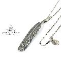 HARIM HRT002BK Feather Necklace /L LEFT