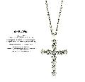 amp japan 16AJK-171 Star Studs Large Cross Necklace