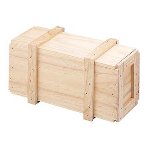 ディスプレイ用木製白木箱（全長４０幅１７高さ２０ｃｍ）PABO７４６９