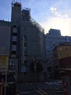 東京都渋谷区１０階建て塗装改修工事