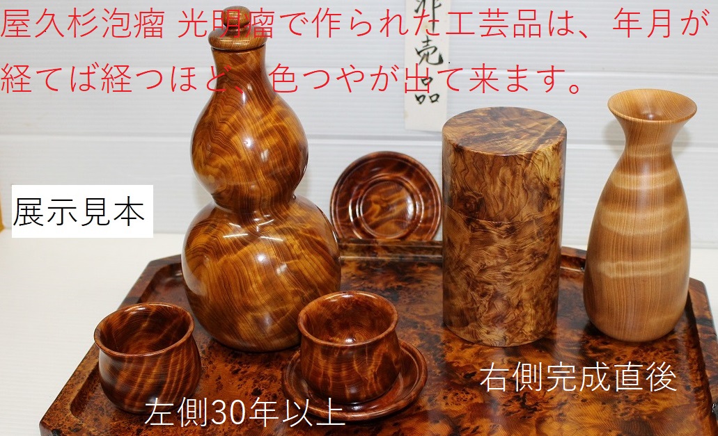 乾らんま店】屋久杉 虎瘤 壷 虎杢・光明 ツボ 自然木 商品番号 No 764-