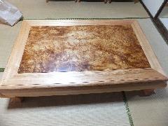 NO 548　日本産の肥松　　　　　テーブル　 　