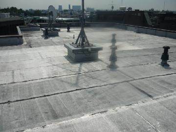 屋上の防水加工改修工事