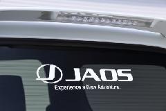 JAOS ステッカー M ホワイト 　