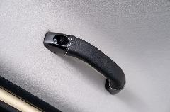 本革巻きアルミアシストグリップ 1本 ジムニーJB64/JB23 ジムニーシエラJB74/JB33/JB43 ジムニーノマドJC74 車 ブラック