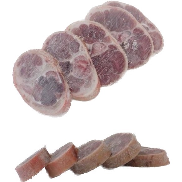 冷凍　豚皮付骨付きスネ肉スライス　2.0-2.5cm　メキシコ産