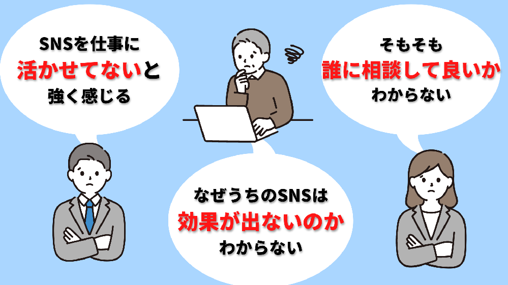 SNS活用の悩み