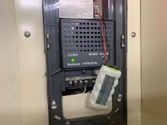 ふじみ野市の共同住宅で非常警報設備のバッテリー交換
