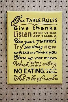 Rules Table A