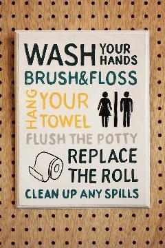 Rules Toilet A