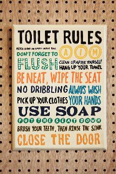Rules Toilet C