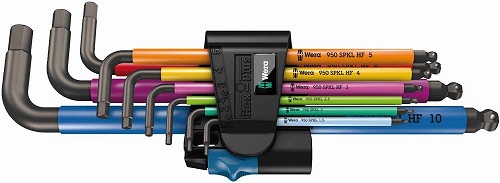 Wera　950/9 Hex-Plus Multicolour HF1　022210