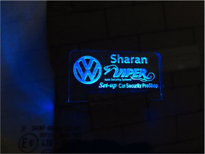 VWシャランのVIPER取り付け例