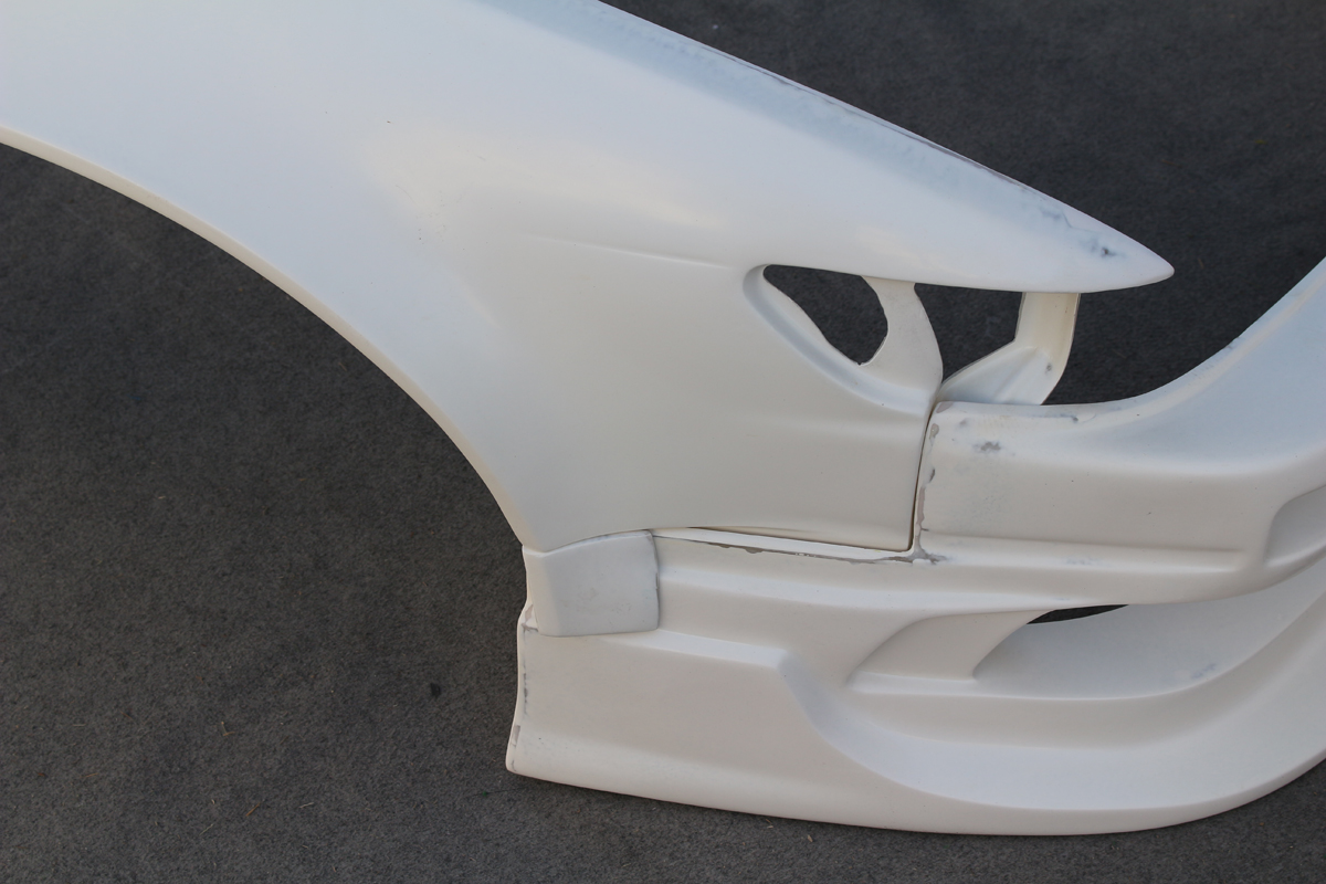 シルビア S13 - 通販 - PayPayモール フロントワイドフェンダー 塗装済み エアロ.カスタムパーツのTopTuner のクリアに