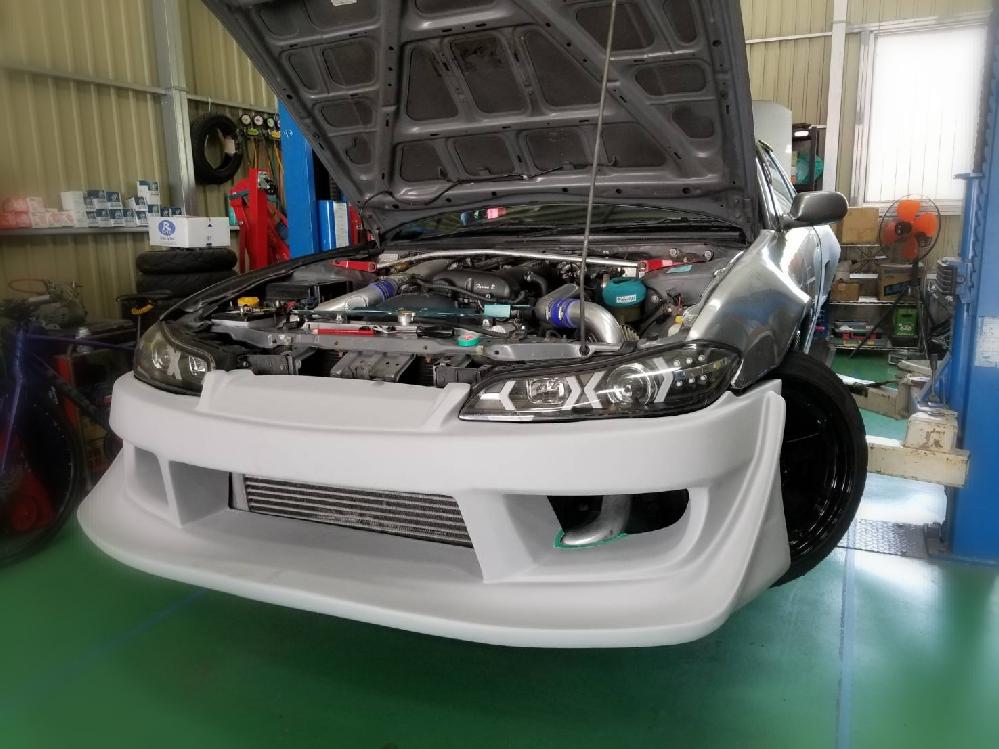 施工実績 S15シルビア エアロ ブリスターフェンダー取り付け ドリフト S15 シルビア 尼崎banking バンキング