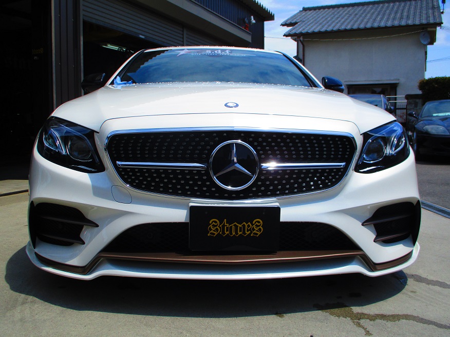 E-Class W213用 s.d.f star design factory社製 FRP Gelcoat Front lip