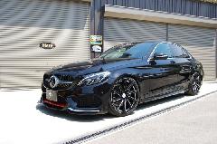 C-Class W205ES205p s.d.f star design factoryА FRP Gelcoat Front lip spoiler