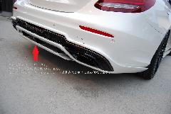 E-Class W213p s.d.f star design factoryА FRP Gelcoat Rear skirt