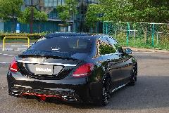 C-Class W205p s.d.f star design factoryА FRP Gelcoat Rear diffuser