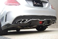 C-Class W205p s.d.f star design factoryА Carbon Hybrid Rear diffuser 